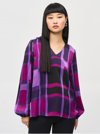 243058 Top - Purple (Joseph Ribkoff)